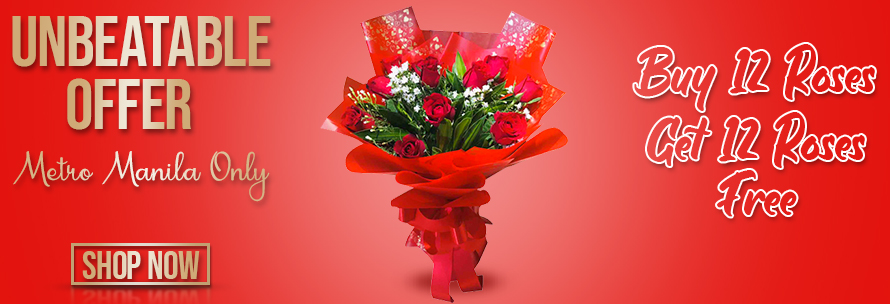 Unbeatable Offer - Buy 12 Roses, Get 12 Roses Free