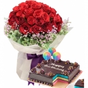 buy roses with cake in rizal city