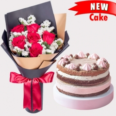 send flower with cake to manila