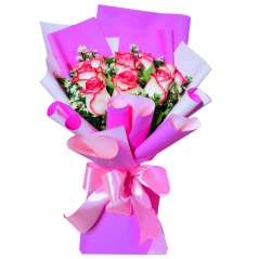 two tone pink rose delivery to manila