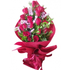 24 Red Roses in Bouquet