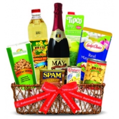 Holiday Delight grocery gifts basket to Manila