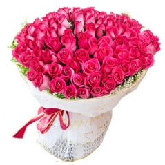 Send 100 pink color roses to manila