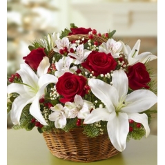 X-mas Flower basket Delivery To Manila Philippines