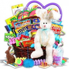 Bunny on Easter Basket