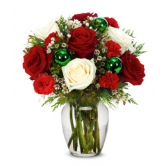 X-mas mixed rose Delivery to Manila Philippines