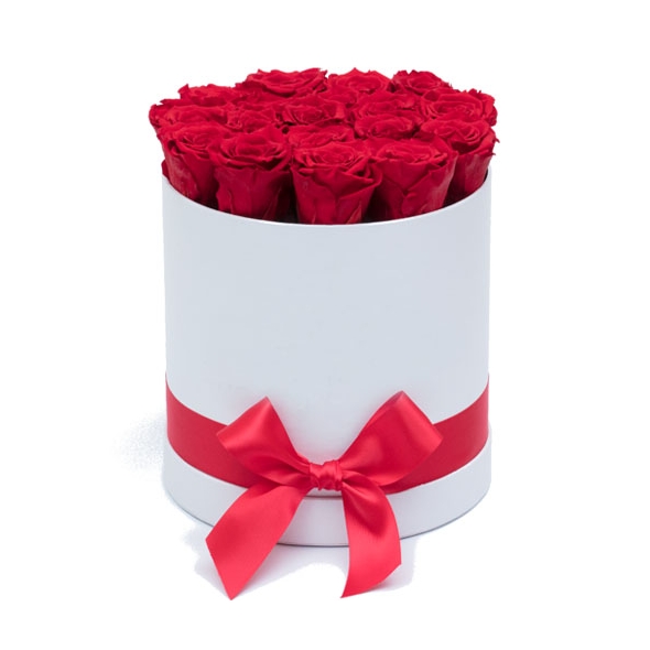 12 Red Color Roses in Box