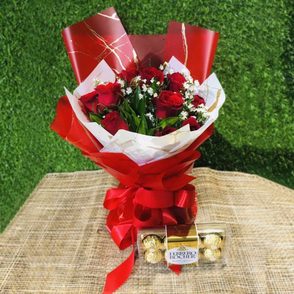 send flower with chocolate to Philippines