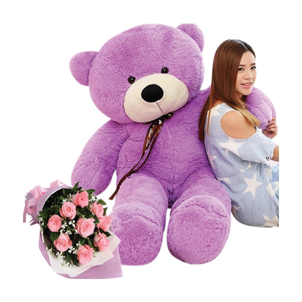 Send Giant size teddy bear with rose to philippines