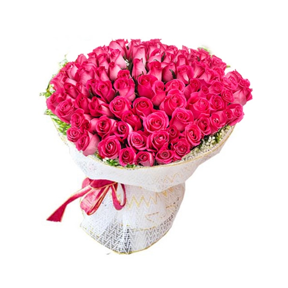 Send 100 pink color roses to manila