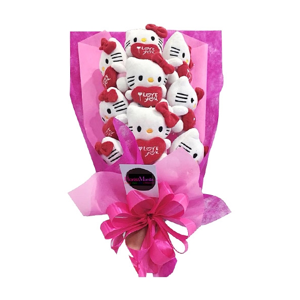 9 Pcs Hello Kitty Bouquet to manila and Philippines