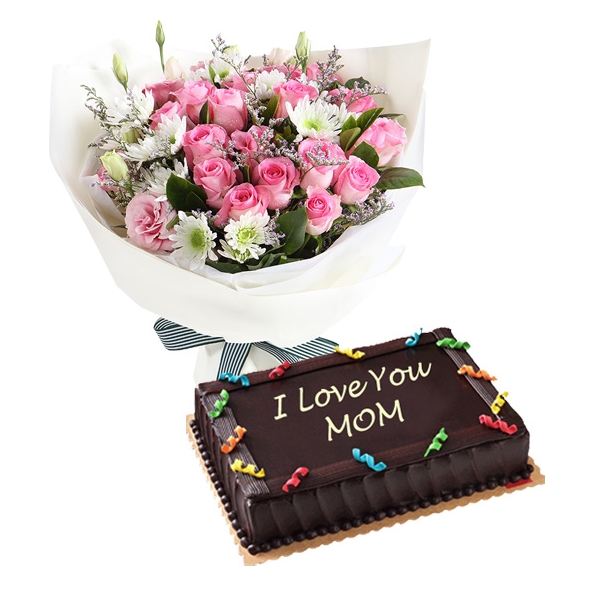 Send Mother's Day Flowers & Cake to Laguna!