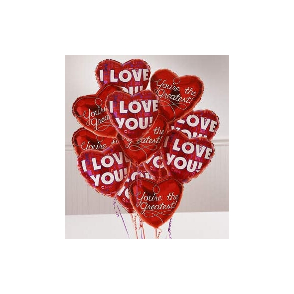6 My Love and 6 Latex Balloon Delivery to Manila Philippines