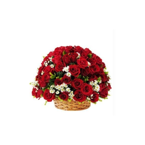 36 red roses in  basket send to manila, send 36 red roses to philippines