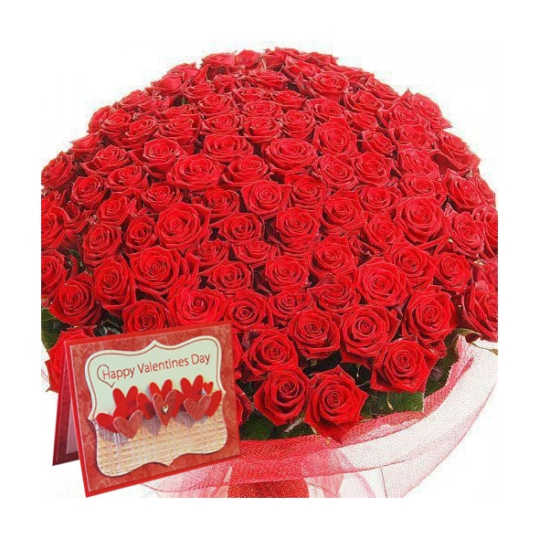 A huge Bunch of 100 Romantic Red Rose in philippines