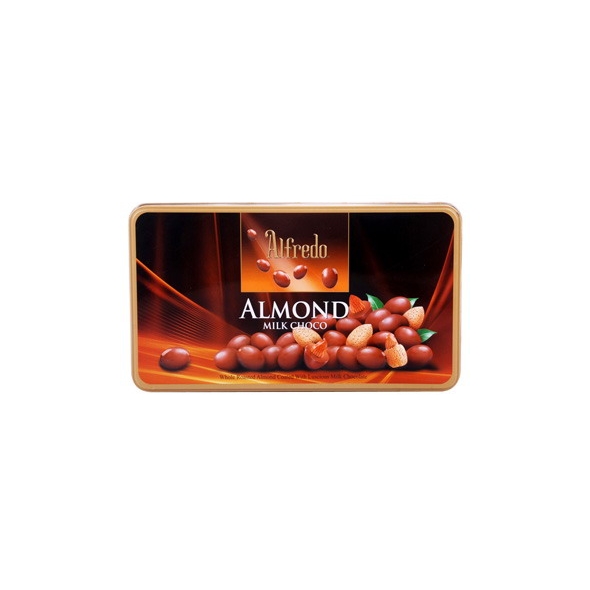 Alfredo: Almond Milk Choco in Tin Can 180g Online Delivery to Manila Philippines
